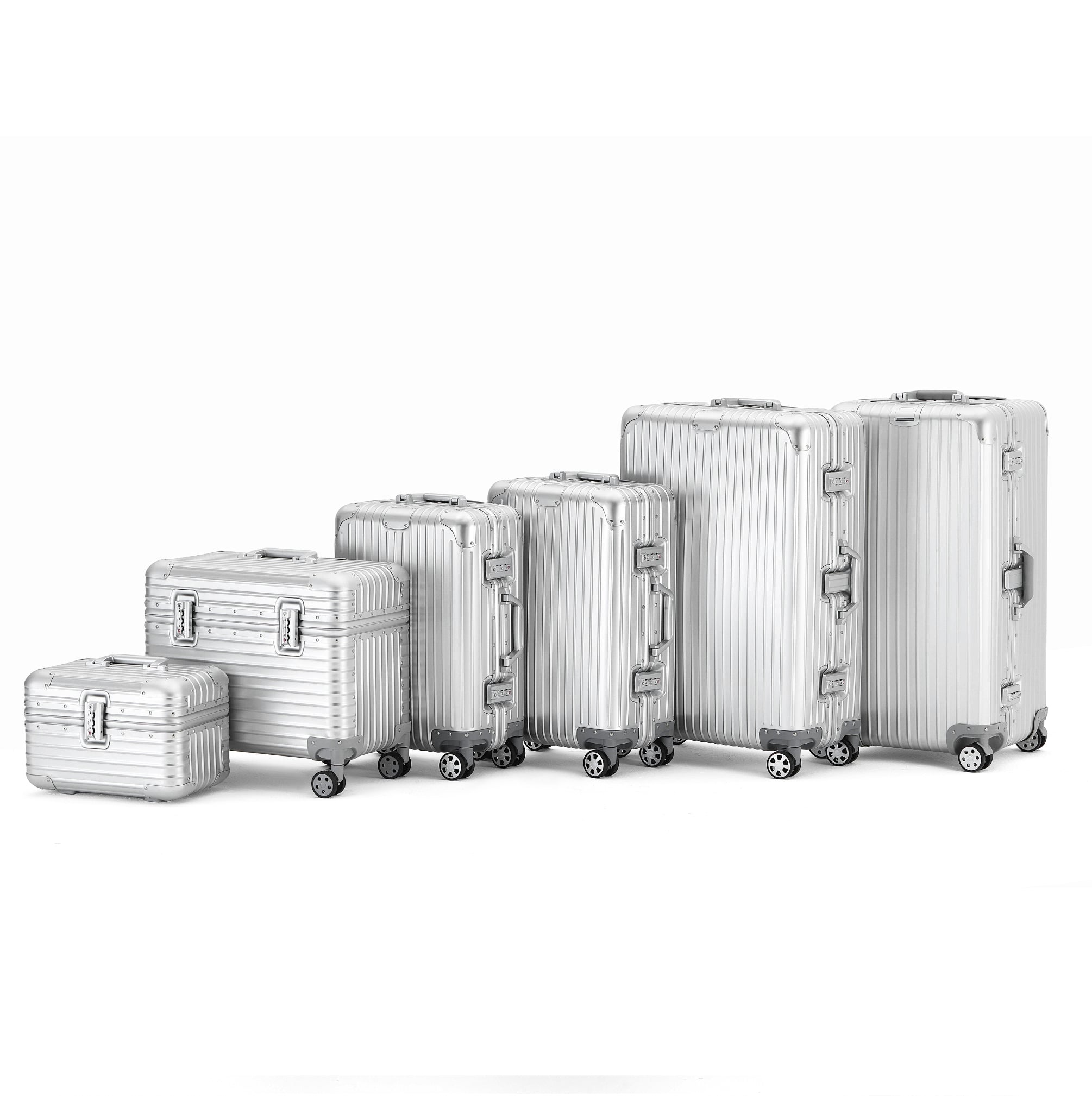 ALUMINUM SUITCASE V2 NEW, STRONGER ALUMINIUM & REMOVEABLE WHEELS