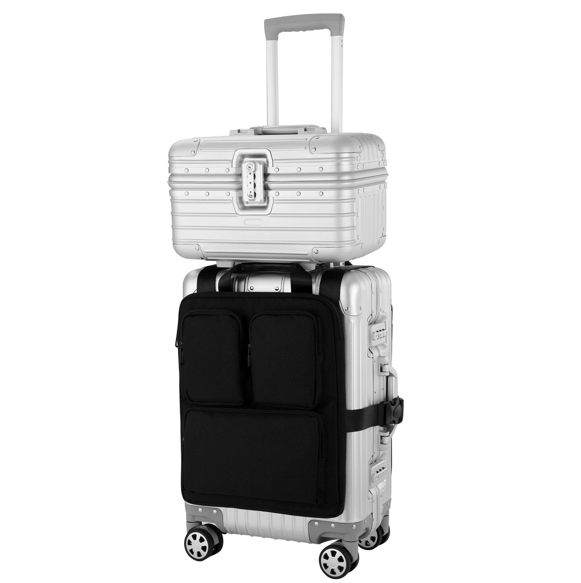 ALUMINUM SUITCASE V2 NEW, STRONGER ALUMINIUM & REMOVEABLE WHEELS
