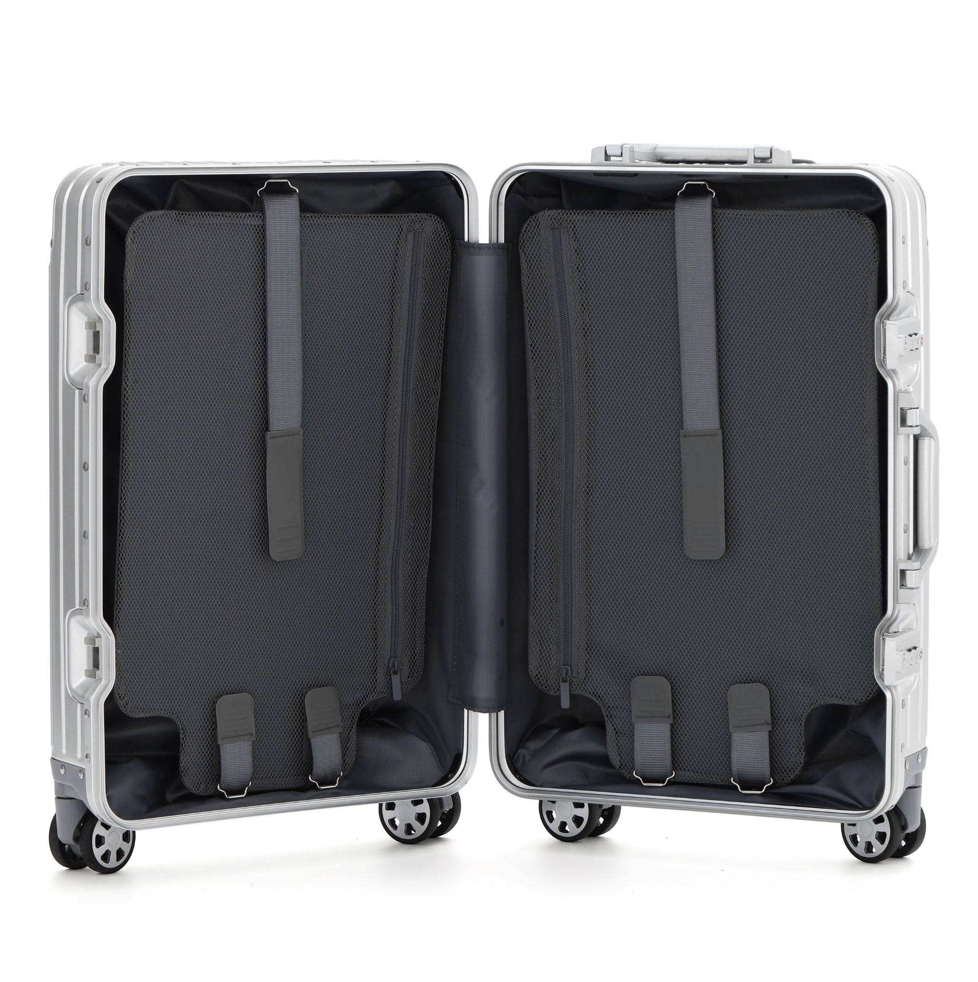 ALUMINUM SUITCASE V2 NEW, STRONGER ALUMINIUM & REMOVEABLE WHEELS